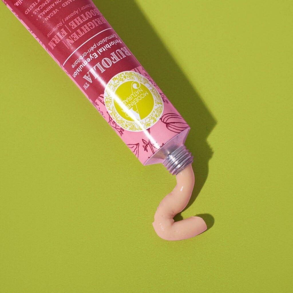 Emulsión para ojos periorbital Rufolia: ilumina, suaviza y reafirma el contorno de ojos con manjistha, aloe vera, niacinamida y ácido hialurónico